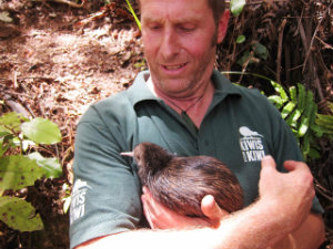 Marunuis 1st kiwi chick with Pete(copy)